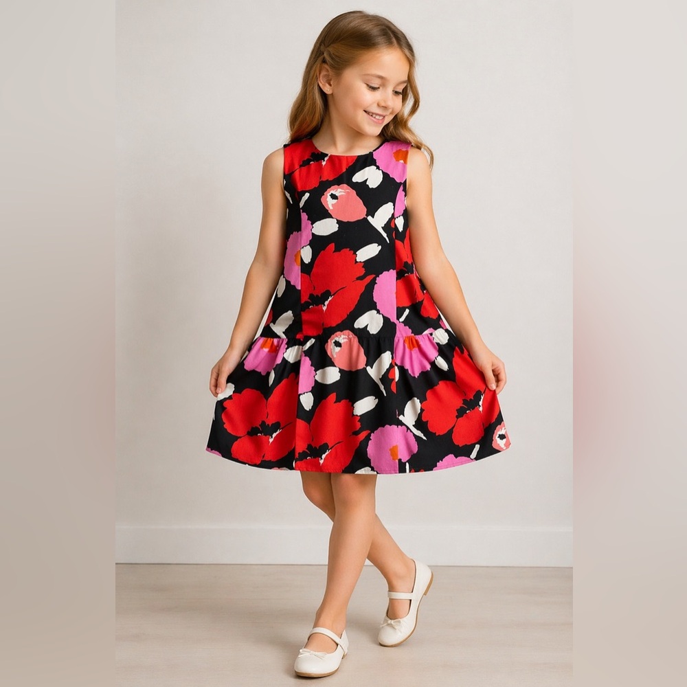 Size 10 Floral print lined dress